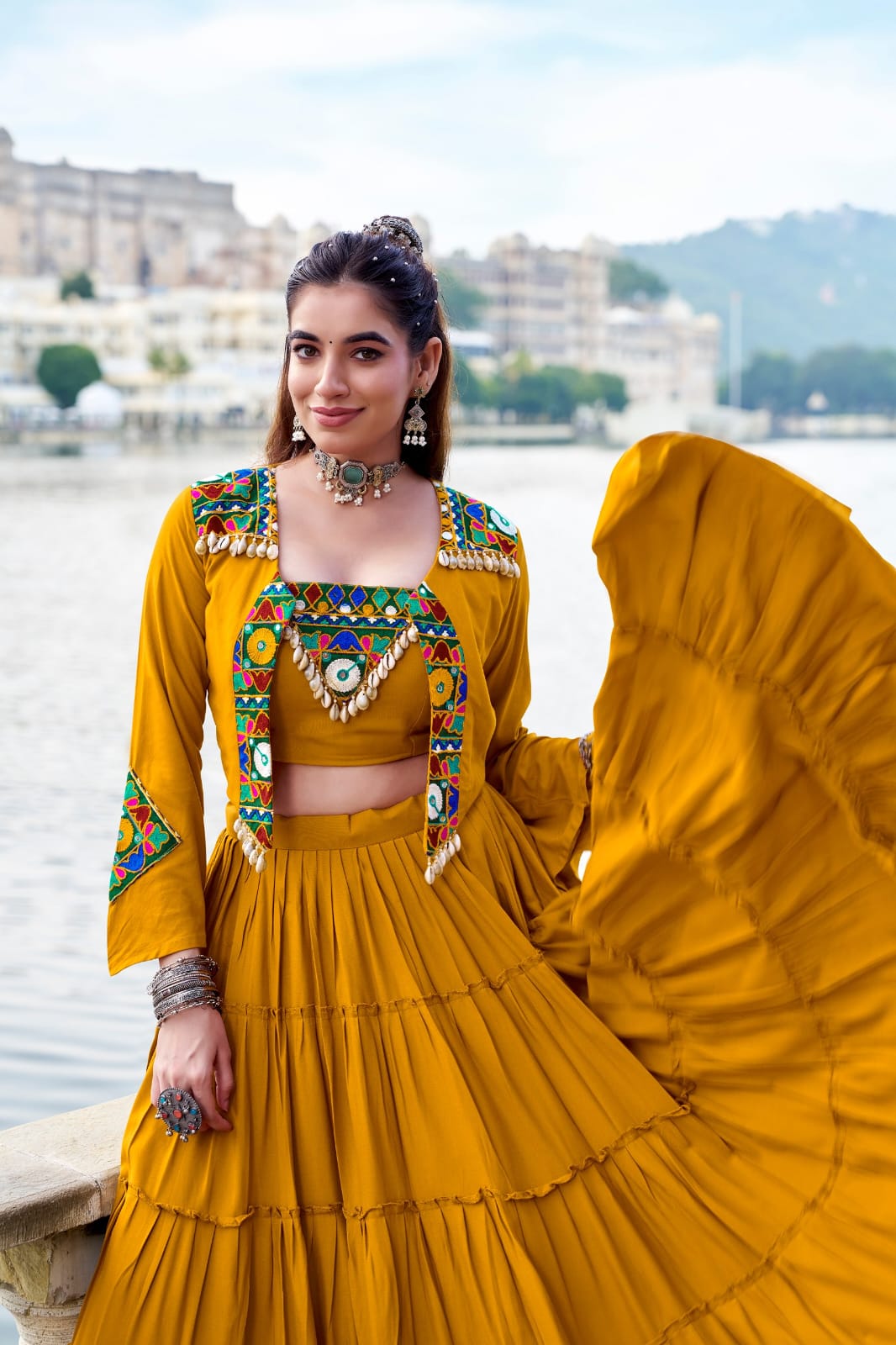 Navratri Lehenga Choli with Koti