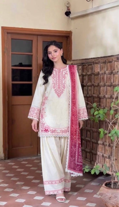 Designer Party Wear Look Pur Satin Rayon Top & Farshi Palazzo With Dupatta set
