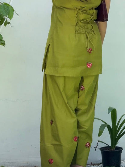 Designer Party Wear Look top with farshi salwar