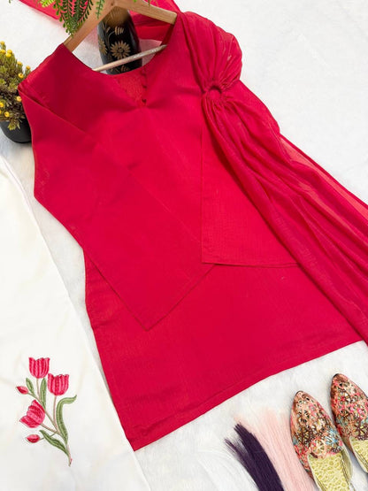 Designer Party Wear Look top with Plazo Pant