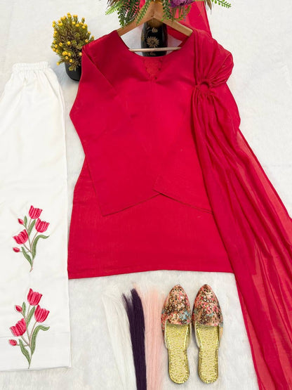 Designer Party Wear Look top with Plazo Pant