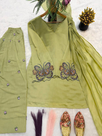 Designer Party Wear Look top with farshi salwar