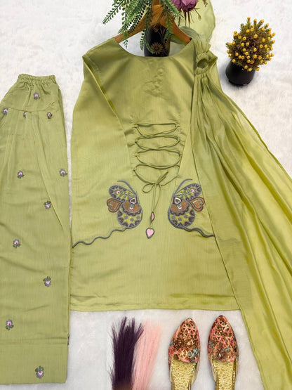 Designer Party Wear Look top with farshi salwar