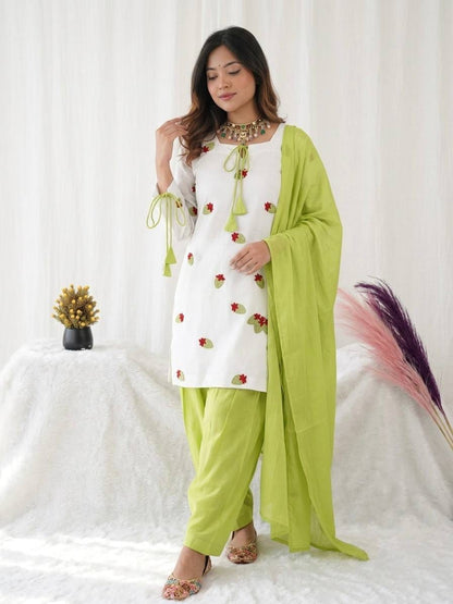 Designer Party Wear Look top with farshi salwar