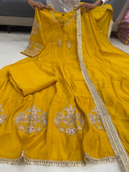 Premium Designer Anarkali Kurti Set