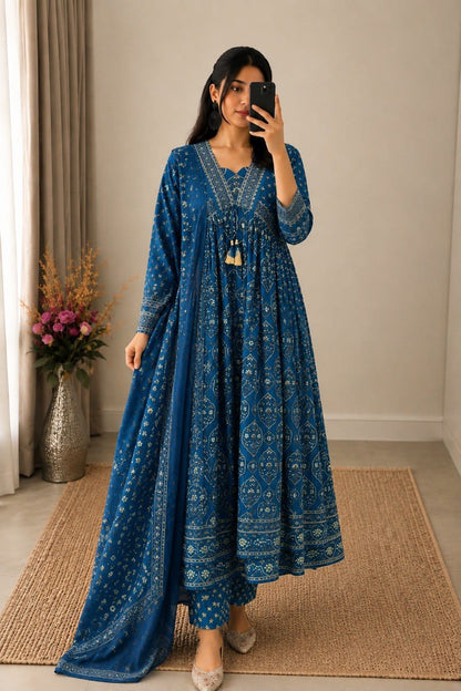 PURE COTTON 60 60 ANARKALI KURTI SET