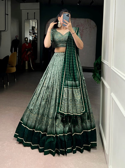 Designer Kalamkari Print Lehenga Choli