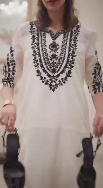 Designer Party Wear Look Pur Natural Crepe Top & Farshi Palazzo With Dupatta set